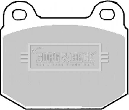 Borg & Beck BBP2194 - Əyləc altlığı dəsti, əyləc diski furqanavto.az