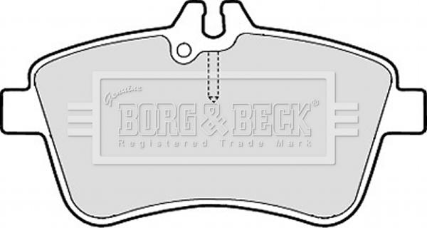 Borg & Beck BBP2145 - Əyləc altlığı dəsti, əyləc diski furqanavto.az