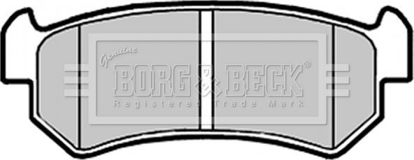 Borg & Beck BBP2146 - Əyləc altlığı dəsti, əyləc diski furqanavto.az