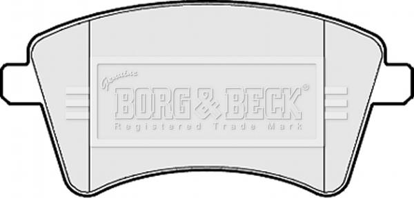 Borg & Beck BBP2152 - Əyləc altlığı dəsti, əyləc diski furqanavto.az