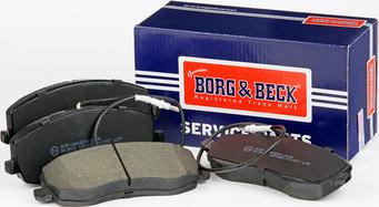 Borg & Beck BBP2105 - Əyləc altlığı dəsti, əyləc diski furqanavto.az