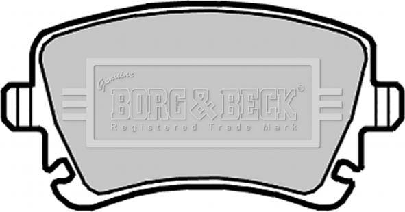 Borg & Beck BBP2139 - Əyləc altlığı dəsti, əyləc diski furqanavto.az