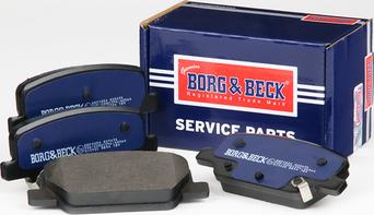 Borg & Beck BBP2854 - Əyləc altlığı dəsti, əyləc diski furqanavto.az