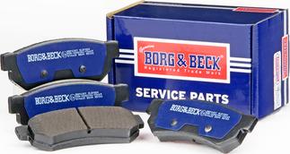 Borg & Beck BBP2307 - Əyləc altlığı dəsti, əyləc diski furqanavto.az