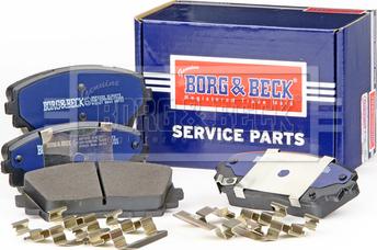Borg & Beck BBP2332 - Əyləc altlığı dəsti, əyləc diski furqanavto.az