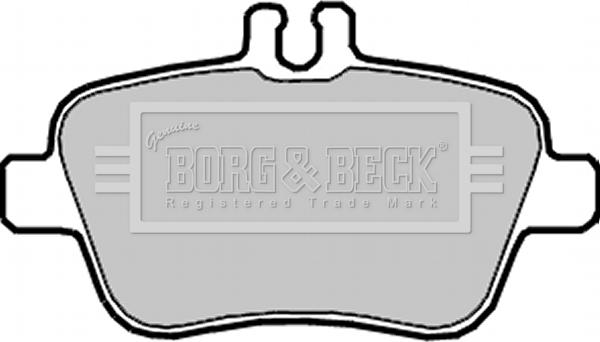 Borg & Beck BBP2329 - Əyləc altlığı dəsti, əyləc diski furqanavto.az