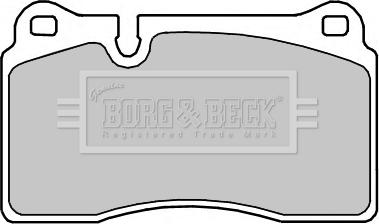 Borg & Beck BBP2374 - Əyləc altlığı dəsti, əyləc diski furqanavto.az