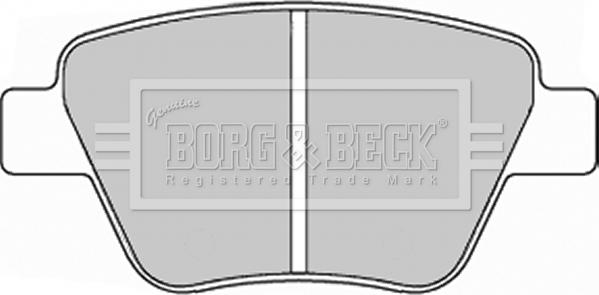 Borg & Beck BBP2242 - Əyləc altlığı dəsti, əyləc diski furqanavto.az