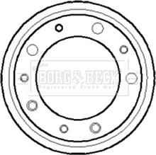 Borg & Beck BBR7029 - Əyləc barabanı furqanavto.az