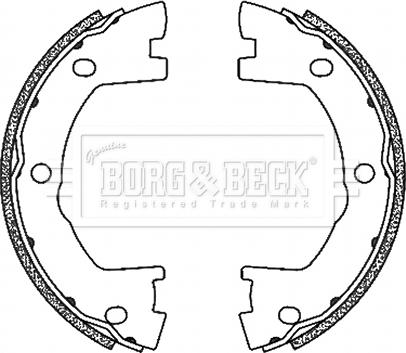 Borg & Beck BBS6503 - Əyləc başlığı dəsti, dayanacaq əyləci furqanavto.az