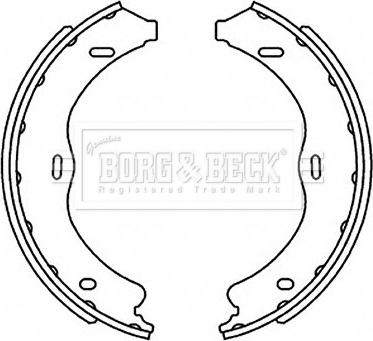 Borg & Beck BBS6519 - Əyləc başlığı dəsti, dayanacaq əyləci furqanavto.az