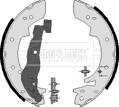 Borg & Beck BBS6082 - Əyləc Başlığı Dəsti furqanavto.az