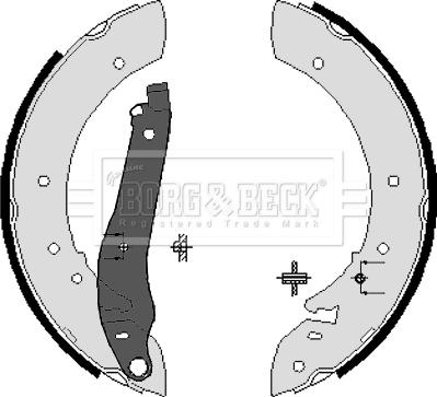 Borg & Beck BBS6087 - Əyləc Başlığı Dəsti furqanavto.az