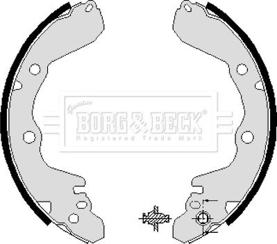 Borg & Beck BBS6038 - Əyləc Başlığı Dəsti furqanavto.az
