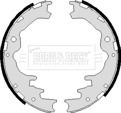 Borg & Beck BBS6028 - Əyləc Başlığı Dəsti furqanavto.az