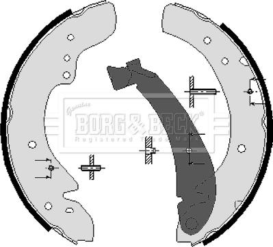 Borg & Beck BBS6195 - Əyləc Başlığı Dəsti furqanavto.az