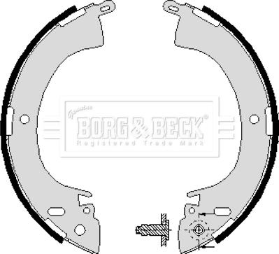Borg & Beck BBS6197 - Əyləc Başlığı Dəsti furqanavto.az