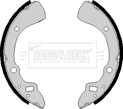 Borg & Beck BBS6166 - Əyləc Başlığı Dəsti furqanavto.az