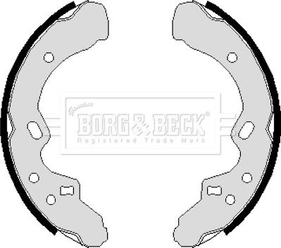 Borg & Beck BBS6105 - Əyləc Başlığı Dəsti furqanavto.az