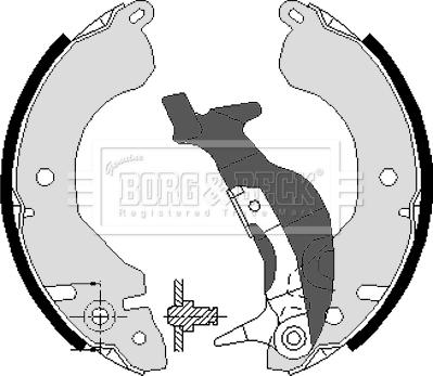 Borg & Beck BBS6117 - Əyləc Başlığı Dəsti furqanavto.az