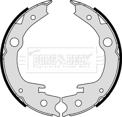 Borg & Beck BBS6342 - Əyləc başlığı dəsti, dayanacaq əyləci furqanavto.az