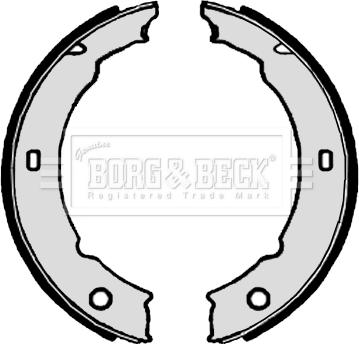 Borg & Beck BBS6306 - Əyləc başlığı dəsti, dayanacaq əyləci furqanavto.az