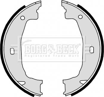 Borg & Beck BBS6315 - Əyləc başlığı dəsti, dayanacaq əyləci furqanavto.az