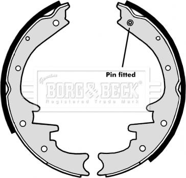 Borg & Beck BBS6318 - Əyləc Başlığı Dəsti furqanavto.az