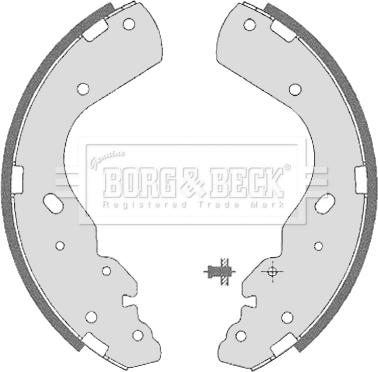 Borg & Beck BBS6323 - Əyləc Başlığı Dəsti furqanavto.az