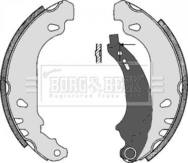 Borg & Beck BBS6243 - Əyləc Başlığı Dəsti furqanavto.az