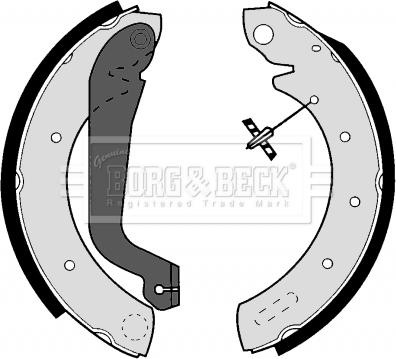 Borg & Beck BBS6258 - Əyləc Başlığı Dəsti furqanavto.az