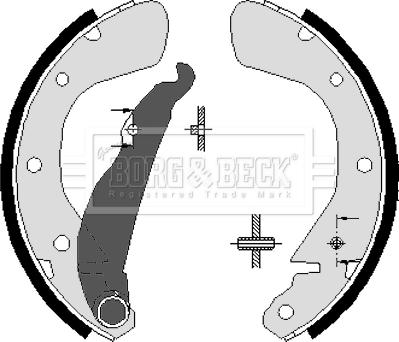 Borg & Beck BBS6252 - Əyləc Başlığı Dəsti furqanavto.az