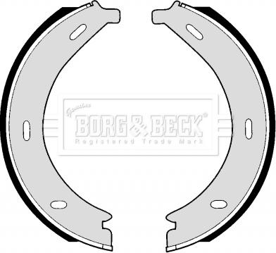 Borg & Beck BBS6257 - Əyləc başlığı dəsti, dayanacaq əyləci furqanavto.az