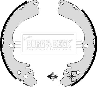 Borg & Beck BBS6204 - Əyləc Başlığı Dəsti furqanavto.az