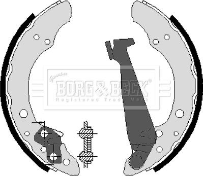 Borg & Beck BBS6213 - Əyləc Başlığı Dəsti furqanavto.az