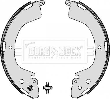 Borg & Beck BBS6280 - Əyləc Başlığı Dəsti furqanavto.az