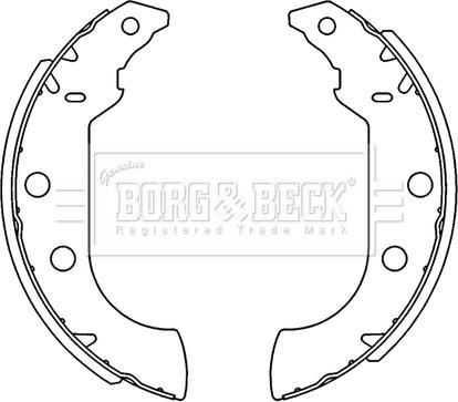 Borg & Beck BBS6231 - Əyləc Başlığı Dəsti furqanavto.az