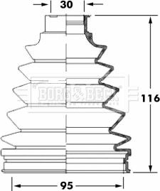 Borg & Beck BCB6051 - Körük, sürücü val furqanavto.az