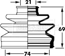 Borg & Beck BCB6006 - Körük, sürücü val furqanavto.az