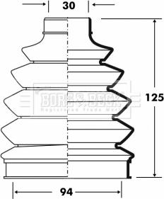 Borg & Beck BCB6079 - Körük, sürücü val furqanavto.az