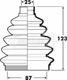 Borg & Beck BCB6105 - Körük, sürücü val furqanavto.az