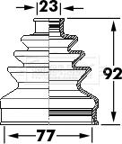 Borg & Beck BCB6123 - Körük, sürücü val furqanavto.az