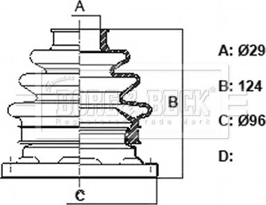 Borg & Beck BCB6385 - Körük, sürücü val furqanavto.az