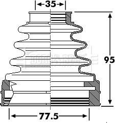 Borg & Beck BCB6243 - Körük, sürücü val furqanavto.az