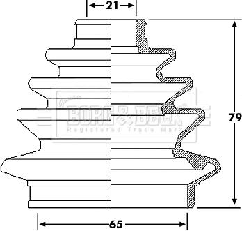 Borg & Beck BCB6216 - Körük, sürücü val furqanavto.az