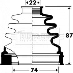 Borg & Beck BCB2904 - Körük, sürücü val furqanavto.az