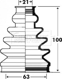 Borg & Beck BCB2920 - Körük, sürücü val furqanavto.az