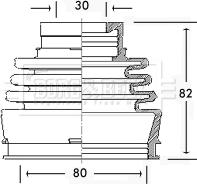 Borg & Beck BCB2577 - Körük, sürücü val furqanavto.az