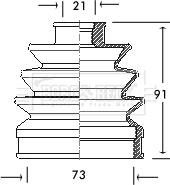 Borg & Beck BCB2056 - Körük, sürücü val furqanavto.az