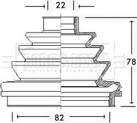 Borg & Beck BCB2190 - Körük, sürücü val furqanavto.az